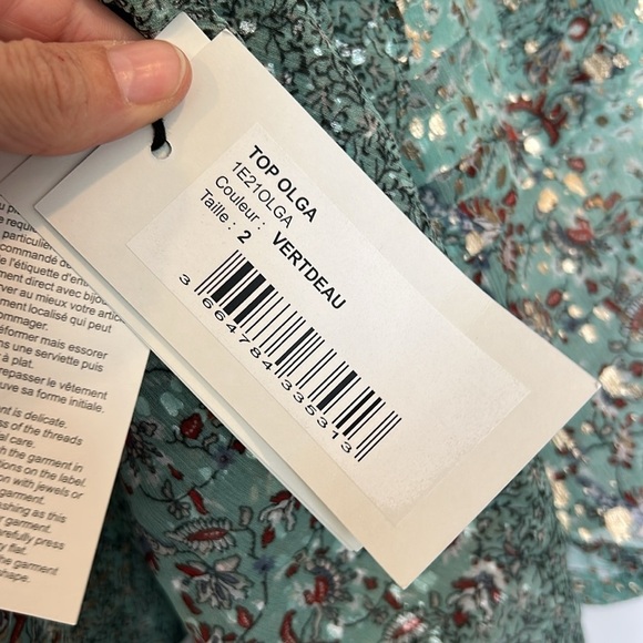 ba&sh Off Shoulder Olga Top NWT - Picture 9 of 12